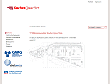 Tablet Screenshot of kocherquartier-sha.de